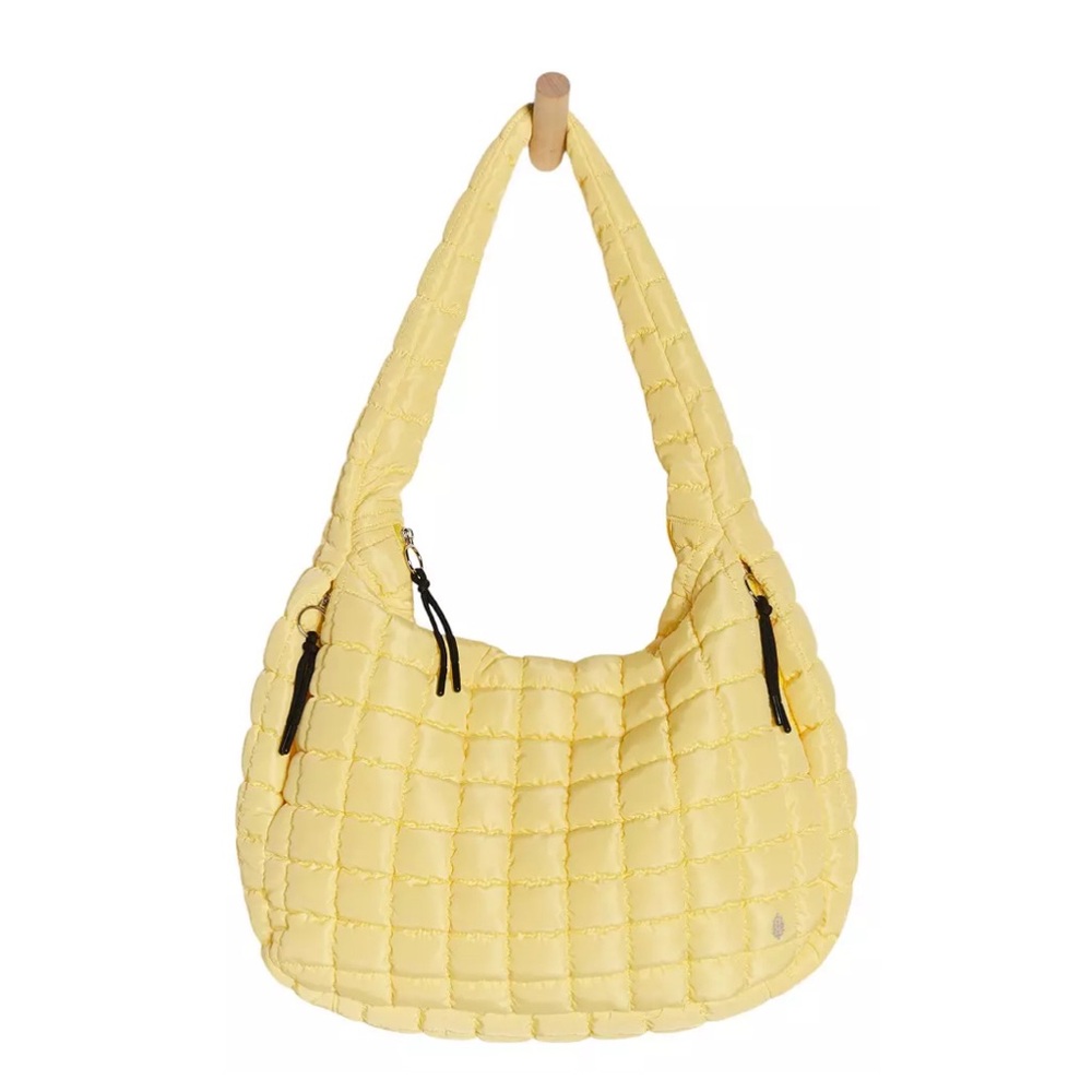 Free People Movement $78 Quilted Carryall Bag Yellow